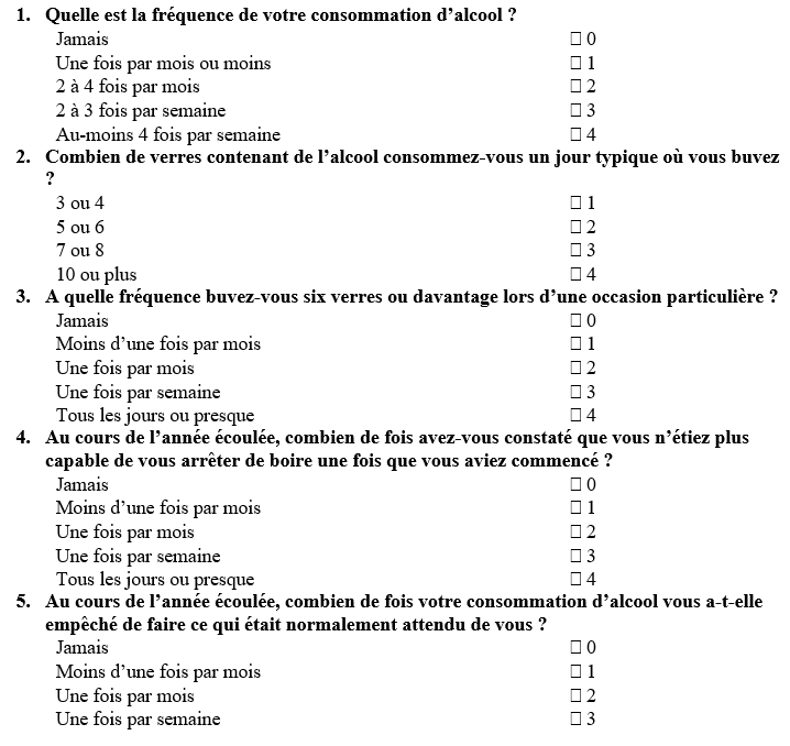 Où en êtesvous avec vos consommations?  Centre Hospitalier des Quatre
